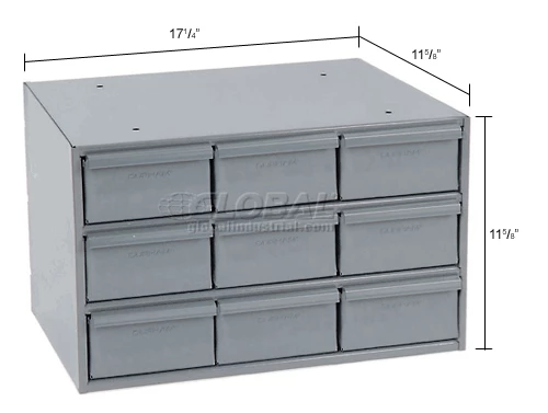 Budget ๐งจ Durham Mfg. Durham Steel Storage Parts Drawer Cabinet 004-95 - 9 Drawers ๐ 14 Budget ๐งจ Durham Mfg. Durham Steel Storage Parts Drawer Cabinet 004-95 - 9 Drawers ๐ - Image 14