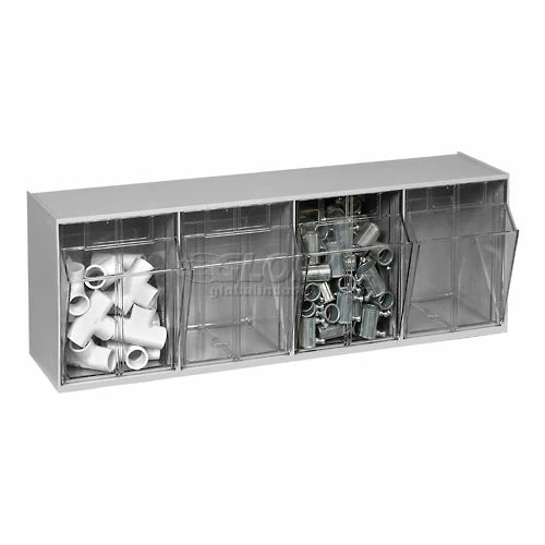 Best Pirce 🌟 Quantum Storage Systems Quantum Tip Out Storage Bin QTB304 - 4 Compartments Gray 👏 1 Best Pirce 🌟 Quantum Storage Systems Quantum Tip Out Storage Bin QTB304 - 4 Compartments Gray 👏