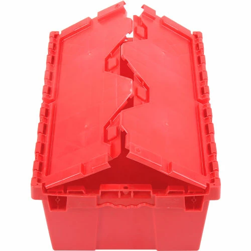 Best Sale 👏 Global Industrial Plastic Attached Lid Shipping & Storage Container 21-7/8x15-1/4x9-11/16 Red ✔️ 7 Best Sale 👏 Global Industrial Plastic Attached Lid Shipping & Storage Container 21-7/8x15-1/4x9-11/16 Red ✔️ - Image 7