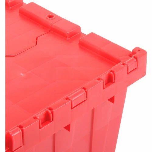 Best Sale 👏 Global Industrial Plastic Attached Lid Shipping & Storage Container 21-7/8x15-1/4x9-11/16 Red ✔️ 9 Best Sale 👏 Global Industrial Plastic Attached Lid Shipping & Storage Container 21-7/8x15-1/4x9-11/16 Red ✔️ - Image 9