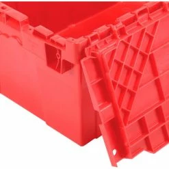Best Sale 👏 Global Industrial Plastic Attached Lid Shipping & Storage Container 21-7/8x15-1/4x9-11/16 Red ✔️ 29 Best Sale 👏 Global Industrial Plastic Attached Lid Shipping & Storage Container 21-7/8x15-1/4x9-11/16 Red ✔️ -Containers shop 257808RD 09
