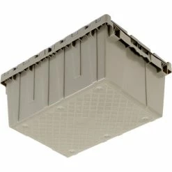 Top 10 ✨ Global Industrial™ Plastic Attached Lid Shipping & Storage Container 21-7/8x15-1/4x9-11/16 GRY 🎁 -Containers shop 257808 07