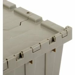 Top 10 ✨ Global Industrial™ Plastic Attached Lid Shipping & Storage Container 21-7/8x15-1/4x9-11/16 GRY 🎁 -Containers shop 257808 08