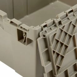 Top 10 ✨ Global Industrial™ Plastic Attached Lid Shipping & Storage Container 21-7/8x15-1/4x9-11/16 GRY 🎁 -Containers shop 257808 09