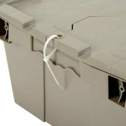 Top 10 ✨ Global Industrial™ Plastic Attached Lid Shipping & Storage Container 21-7/8x15-1/4x9-11/16 GRY 🎁 -Containers shop 257808 11