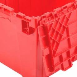 Best Sale 😀 Global Industrial Plastic Shipping/Storage Tote w/ Attached Lid, 21-7/8"x15-1/4"x12-7/8", Red ✔️ 29 Best Sale 😀 Global Industrial Plastic Shipping/Storage Tote w/ Attached Lid, 21-7/8"x15-1/4"x12-7/8", Red ✔️ -Containers shop 257809RD 09