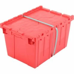 Best Sale 😀 Global Industrial Plastic Shipping/Storage Tote w/ Attached Lid, 21-7/8"x15-1/4"x12-7/8", Red ✔️ 30 Best Sale 😀 Global Industrial Plastic Shipping/Storage Tote w/ Attached Lid, 21-7/8"x15-1/4"x12-7/8", Red ✔️ -Containers shop 257809RD 10
