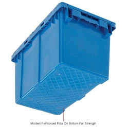 Best reviews of ❤️ Global Industrial™ Plastic Attached Lid Shipping & Storage Container DC2213-12 22-3/8x13x13 BL 👍 -Containers shop 257810BLIN 5wco