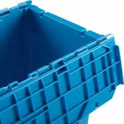 Best reviews of ❤️ Global Industrial™ Plastic Attached Lid Shipping & Storage Container DC2213-12 22-3/8x13x13 BL 👍 -Containers shop 257810BL 06
