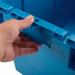 Best reviews of ❤️ Global Industrial™ Plastic Attached Lid Shipping & Storage Container DC2213-12 22-3/8x13x13 BL 👍 -Containers shop 257810BL 08