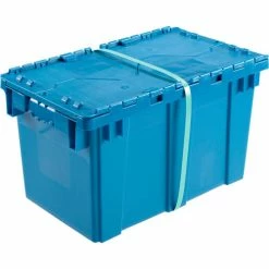 Best reviews of ❤️ Global Industrial™ Plastic Attached Lid Shipping & Storage Container DC2213-12 22-3/8x13x13 BL 👍 -Containers shop 257810BL 09