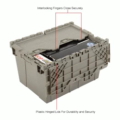 Hot Sale ๐ Global Industrial Plastic Attached Lid Shipping & Storage Container DC2213-12 22-3/8x13x13 GY ๐ 28 Hot Sale ๐ Global Industrial Plastic Attached Lid Shipping & Storage Container DC2213-12 22-3/8x13x13 GY ๐ -Containers shop 257810IN 2wco