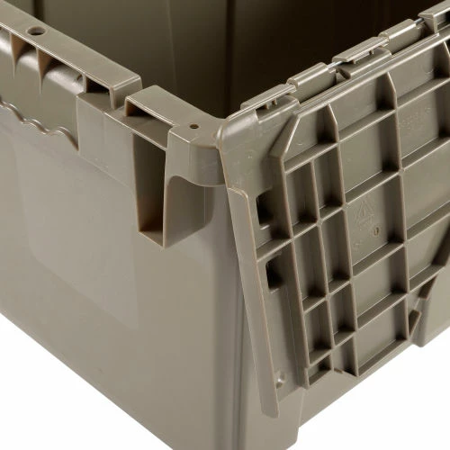 Hot Sale ๐ Global Industrial Plastic Attached Lid Shipping & Storage Container DC2213-12 22-3/8x13x13 GY ๐ 7 Hot Sale ๐ Global Industrial Plastic Attached Lid Shipping & Storage Container DC2213-12 22-3/8x13x13 GY ๐ - Image 7