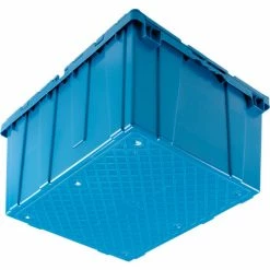 Best Pirce 😉 Global Industrial Plastic Attached Lid Shipping & Storage Container 23-3/4x19-1/4x12-1/2 Blue 🌟 23 Best Pirce 😉 Global Industrial Plastic Attached Lid Shipping & Storage Container 23-3/4x19-1/4x12-1/2 Blue 🌟 -Containers shop 257813BL 05