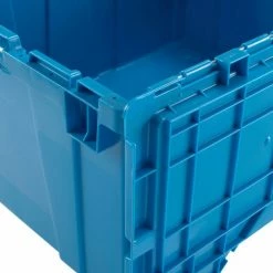 Best Pirce 😉 Global Industrial Plastic Attached Lid Shipping & Storage Container 23-3/4x19-1/4x12-1/2 Blue 🌟 24 Best Pirce 😉 Global Industrial Plastic Attached Lid Shipping & Storage Container 23-3/4x19-1/4x12-1/2 Blue 🌟 -Containers shop 257813BL 06