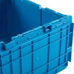 Best Pirce 😉 Global Industrial Plastic Attached Lid Shipping & Storage Container 23-3/4x19-1/4x12-1/2 Blue 🌟 25 Best Pirce 😉 Global Industrial Plastic Attached Lid Shipping & Storage Container 23-3/4x19-1/4x12-1/2 Blue 🌟 -Containers shop 257813BL 07