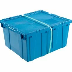Best Pirce 😉 Global Industrial Plastic Attached Lid Shipping & Storage Container 23-3/4x19-1/4x12-1/2 Blue 🌟 28 Best Pirce 😉 Global Industrial Plastic Attached Lid Shipping & Storage Container 23-3/4x19-1/4x12-1/2 Blue 🌟 -Containers shop 257813BL 10