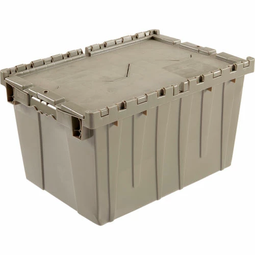 Discount โค๏ธ Global Industrial Plastic Shipping/Storage Tote w/Attached Lid, 23-3/4"x19-1/4"x12-1/2", Gray ๐ 1 Discount โค๏ธ Global Industrial Plastic Shipping/Storage Tote w/Attached Lid, 23-3/4"x19-1/4"x12-1/2", Gray ๐