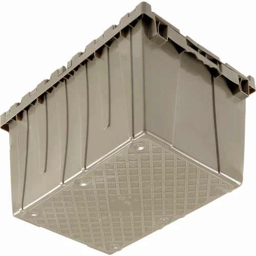 Discount โค๏ธ Global Industrial Plastic Shipping/Storage Tote w/Attached Lid, 23-3/4"x19-1/4"x12-1/2", Gray ๐ 6 Discount โค๏ธ Global Industrial Plastic Shipping/Storage Tote w/Attached Lid, 23-3/4"x19-1/4"x12-1/2", Gray ๐ - Image 6
