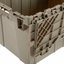 Discount โค๏ธ Global Industrial Plastic Shipping/Storage Tote w/Attached Lid, 23-3/4"x19-1/4"x12-1/2", Gray ๐ 22 Discount โค๏ธ Global Industrial Plastic Shipping/Storage Tote w/Attached Lid, 23-3/4"x19-1/4"x12-1/2", Gray ๐ -Containers shop 257813GY 06