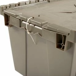 Discount โค๏ธ Global Industrial Plastic Shipping/Storage Tote w/Attached Lid, 23-3/4"x19-1/4"x12-1/2", Gray ๐ 24 Discount โค๏ธ Global Industrial Plastic Shipping/Storage Tote w/Attached Lid, 23-3/4"x19-1/4"x12-1/2", Gray ๐ -Containers shop 257813GY 08