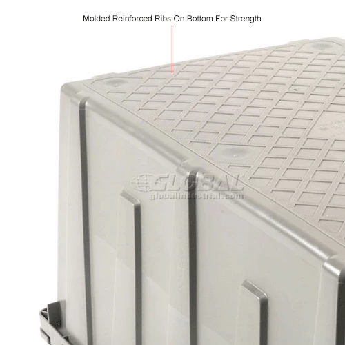 Discount โค๏ธ Global Industrial Plastic Shipping/Storage Tote w/Attached Lid, 23-3/4"x19-1/4"x12-1/2", Gray ๐ 15 Discount โค๏ธ Global Industrial Plastic Shipping/Storage Tote w/Attached Lid, 23-3/4"x19-1/4"x12-1/2", Gray ๐ - Image 15