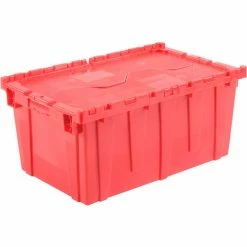 Top 10 ๐ Attached Lid Shipping Container 27-3/16 x 16-5/8 x 12-1/2 Red with Dolly Combo โญ