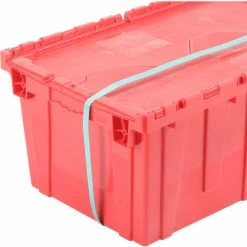 Top 10 👍 Attached Lid Shipping Container 27-3/16 x 16-5/8 x 12-1/2 Red with Dolly Combo ⭐ -Containers shop 257814RD 10