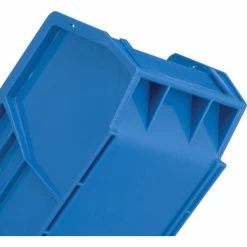 Promo 🔔 Global Industrial™ Plastic Stack & Hang Bin, 4-1/8"W x 10-7/8"D x 4"H, Blue - Pkg Qty 12 🤩 -Containers shop 257901BL 07