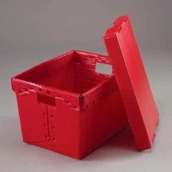 Top 10 🤩 Global Industrial™ Corrugated Plastic Totes - Postal Nesting- No Lid 18-1/2x13-1/4x12 Red 💯 -Containers shop 257920RD 02