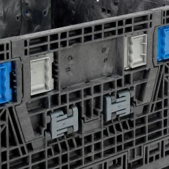 New ✨ ORBIS KD3230-25 BulkPak Folding Bulk Shipping Container - 32"L x 30"W x 25"H, 1500 Lb. Cap. Black 👍 -Containers shop 268644 08