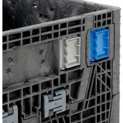 New ✨ ORBIS KD3230-25 BulkPak Folding Bulk Shipping Container - 32"L x 30"W x 25"H, 1500 Lb. Cap. Black 👍 -Containers shop 268644 09