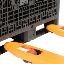 New ✨ ORBIS KD3230-25 BulkPak Folding Bulk Shipping Container - 32"L x 30"W x 25"H, 1500 Lb. Cap. Black 👍 -Containers shop 268644 11