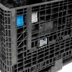 Budget 🎁 ORBIS HDMP4845-34-22 BulkPak Folding Bulk Shipping Container - 48"L x 45"W x 34"H, 1800 Lb Cap Black 👏 -Containers shop 268647 08