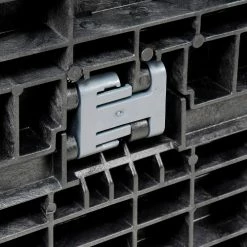 Budget 🎁 ORBIS HDMP4845-34-22 BulkPak Folding Bulk Shipping Container - 48"L x 45"W x 34"H, 1800 Lb Cap Black 👏 -Containers shop 268647 09