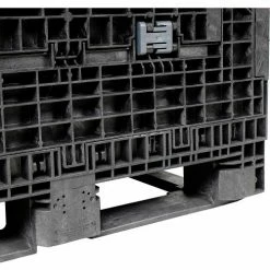 Budget 🎁 ORBIS HDMP4845-34-22 BulkPak Folding Bulk Shipping Container - 48"L x 45"W x 34"H, 1800 Lb Cap Black 👏 -Containers shop 268647 10
