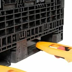 Budget 🎁 ORBIS HDMP4845-34-22 BulkPak Folding Bulk Shipping Container - 48"L x 45"W x 34"H, 1800 Lb Cap Black 👏 -Containers shop 268647 12