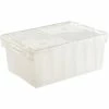 Best deal 🤩 ORBIS Flipak® Attached Lid Container FP143 -21-4/5 x 15-1/5 x 9-4/5, Clear 😀