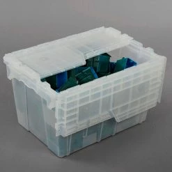 Coupon ๐งจ ORBIS Flipak® Attached Lid Container FP182 - 21-7/8 x 15-1/4 x 12-7/8, Clear ๐คฉ