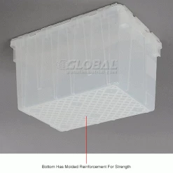 Coupon 🧨 ORBIS Flipak® Attached Lid Container FP182 - 21-7/8 x 15-1/4 x 12-7/8, Clear 🤩 -Containers shop 268775IN 5wco