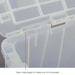 Coupon 🧨 ORBIS Flipak® Attached Lid Container FP182 - 21-7/8 x 15-1/4 x 12-7/8, Clear 🤩 -Containers shop 268775IN 6wco