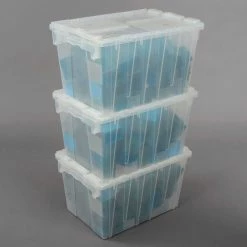 Coupon 🧨 ORBIS Flipak® Attached Lid Container FP182 - 21-7/8 x 15-1/4 x 12-7/8, Clear 🤩 -Containers shop 268775 05