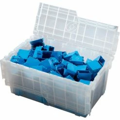 Coupon โ๏ธ ORBIS Flipak® Attached Lid Container FP243 - 26-9/10 x 17-1/10 x 12-3/5, Clear ๐