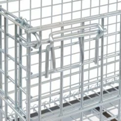 Top 10 ❤️ Nashville Wire Products Folding Wire Container GC324028S4 40x32x34-1/2 2" Mesh Size 3000-4000 Lb. Cap 👍 -Containers shop 269408 03