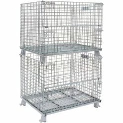 Top 10 ❤️ Nashville Wire Products Folding Wire Container GC324028S4 40x32x34-1/2 2" Mesh Size 3000-4000 Lb. Cap 👍 -Containers shop 269408 18