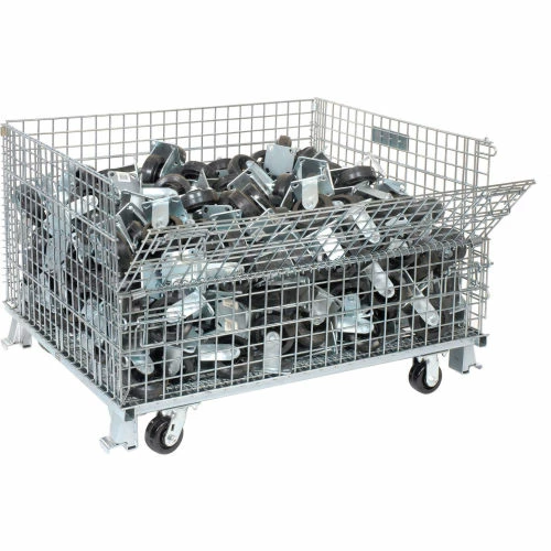 Brand new 🥰 Nashville Wire Products Folding Wire Container GC404824S4 48x40x30-1/2 3000-4000 Lb. Cap 🤩 6 Brand new 🥰 Nashville Wire Products Folding Wire Container GC404824S4 48x40x30-1/2 3000-4000 Lb. Cap 🤩 - Image 6