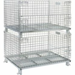 Brand new 🥰 Nashville Wire Products Folding Wire Container GC404824S4 48x40x30-1/2 3000-4000 Lb. Cap 🤩 24 Brand new 🥰 Nashville Wire Products Folding Wire Container GC404824S4 48x40x30-1/2 3000-4000 Lb. Cap 🤩 -Containers shop 269409 06