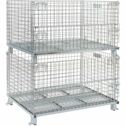 Brand new 🥰 Nashville Wire Products Folding Wire Container GC404824S4 48x40x30-1/2 3000-4000 Lb. Cap 🤩 7 Brand new 🥰 Nashville Wire Products Folding Wire Container GC404824S4 48x40x30-1/2 3000-4000 Lb. Cap 🤩 - Image 7