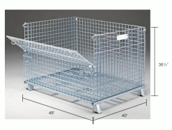 Best Sale ✔️ Nashville Wire Products Folding Wire Container GC404830S4 48x40x36-1/2 3000-4000 Lb Cap.Drop Gate 48" Side 🤩 15 Best Sale ✔️ Nashville Wire Products Folding Wire Container GC404830S4 48x40x36-1/2 3000-4000 Lb Cap.Drop Gate 48" Side 🤩 -Containers shop 269410IN dim