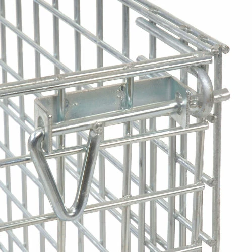New 🔔 Nashville Wire Products Folding Wire Container GC404830E4 48x40x36-1/2 3000-4000 Lb Cap.Drop Gate 40" Side ✨ 6 New 🔔 Nashville Wire Products Folding Wire Container GC404830E4 48x40x36-1/2 3000-4000 Lb Cap.Drop Gate 40" Side ✨ - Image 6